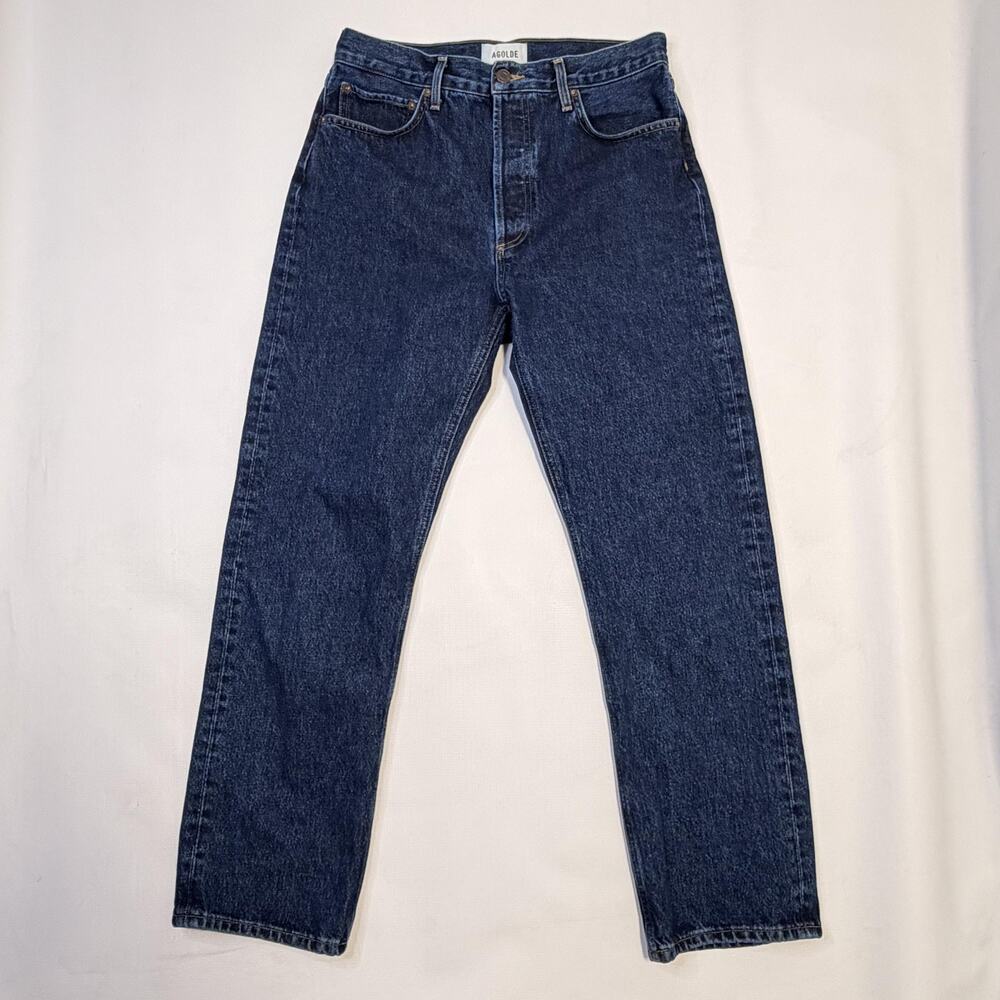 AGOLDE Jeans Womens 29 Blue 90s Pinch High Rise Straight 100% Cotton Denim